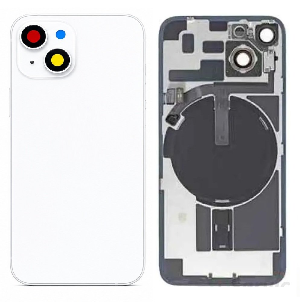 Compatible Replacement for iPhone 14 Housing Body – White, Black & Blue