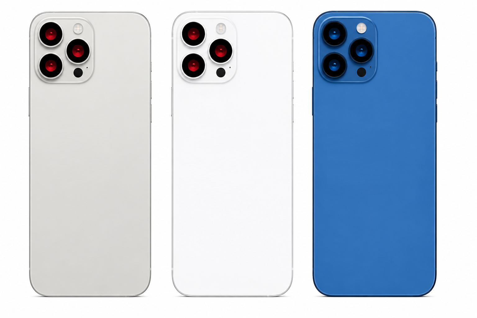 Compatible Replacement for iPhone 12 Pro Housing Body – Grey, Blue & White