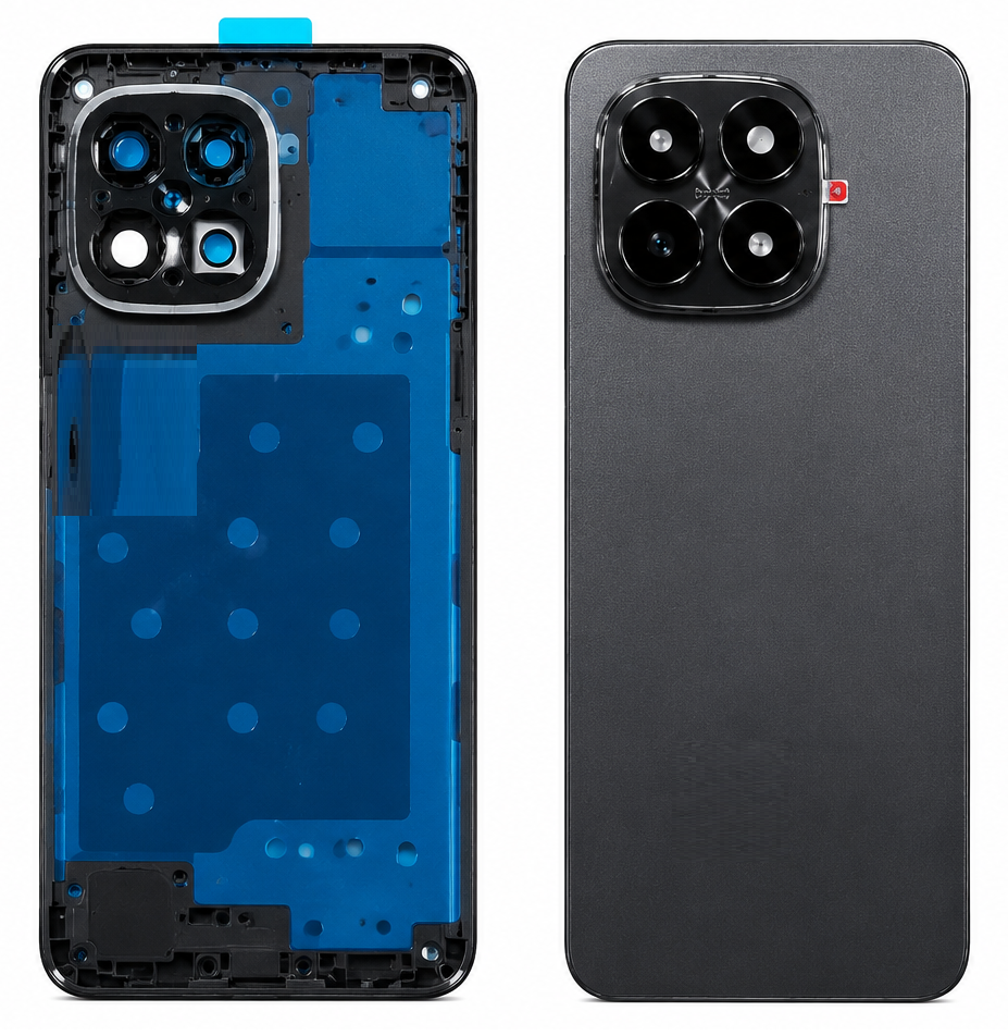 Compatible Replacement for POCO M8 Back Panel – Black & Grey