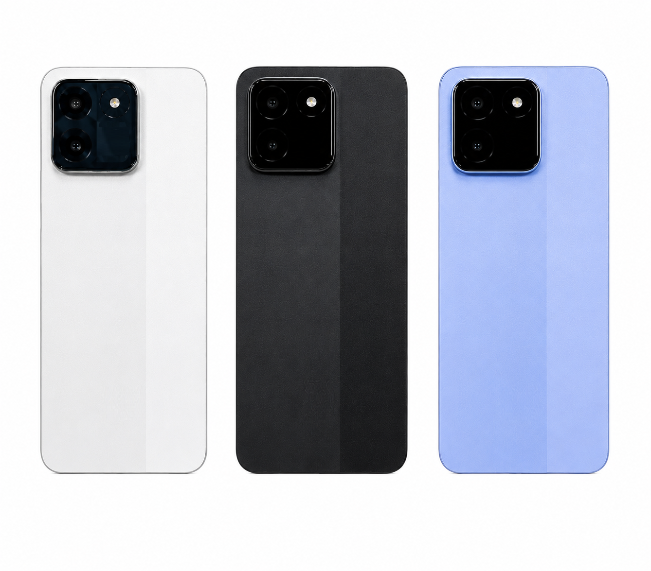 Compatible Replacement for POCO C85 5G Back Panel – Black, White & Blue