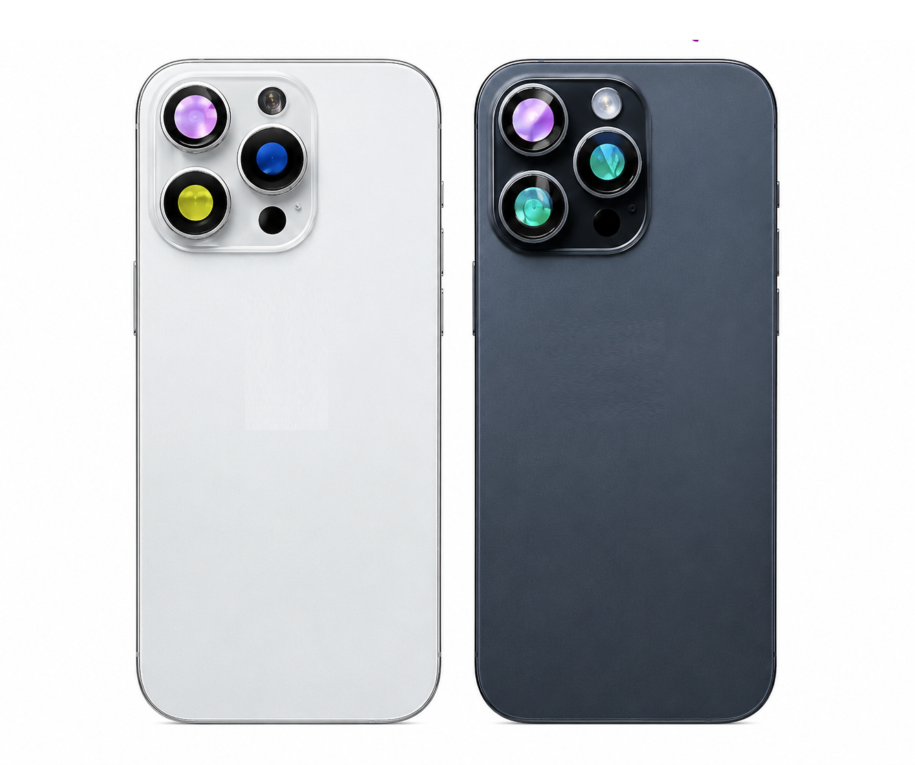 Compatible Replacement for iPhone 16 Pro Housing Body – Black & White