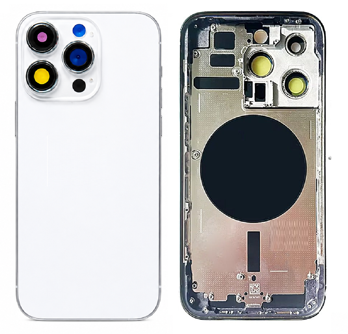 Compatible Replacement for iPhone 14 Pro Housing Body – White