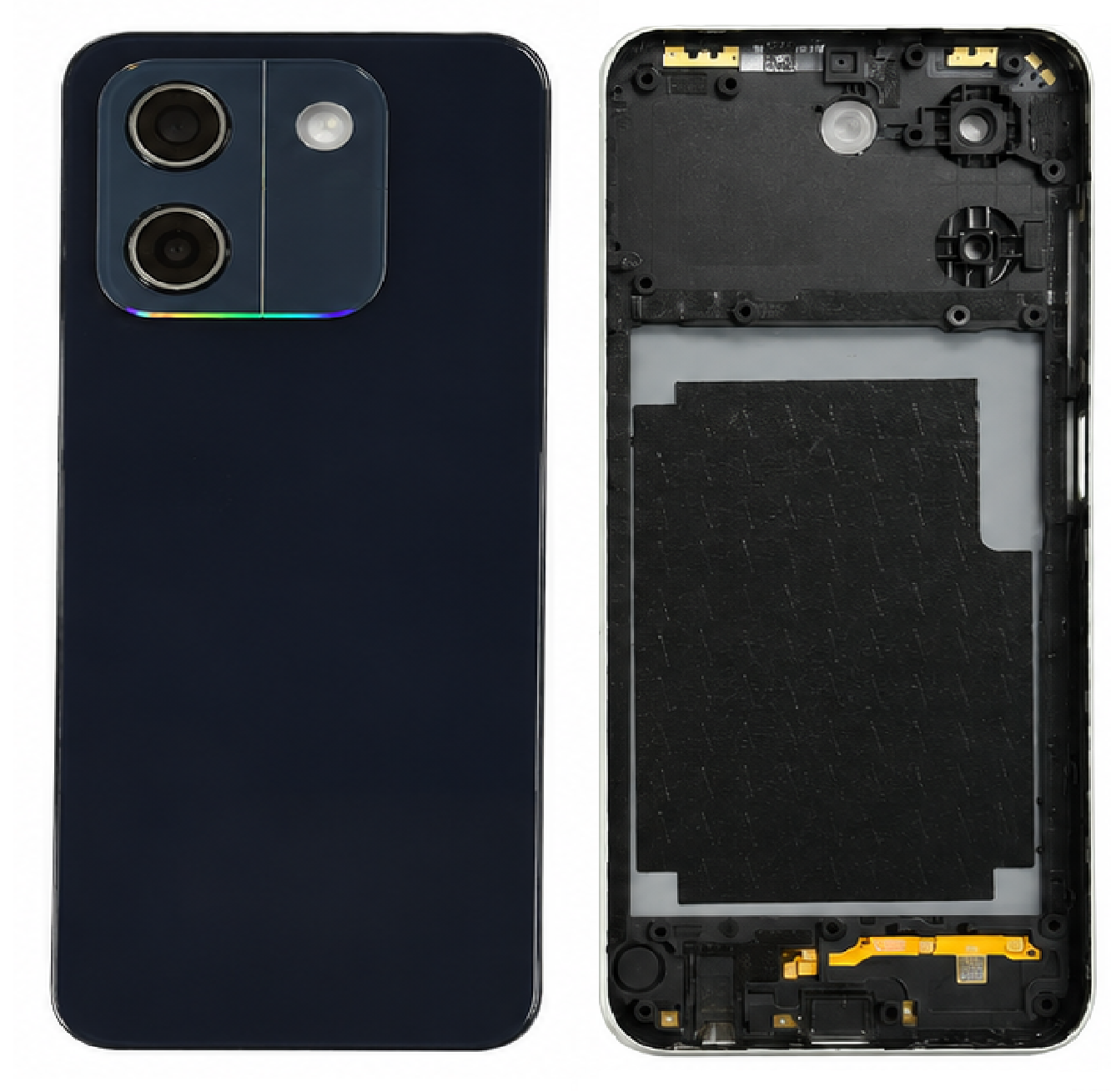 Lava Yuva Star 4G Back Panel Housing Body Replacement – Black, White & Purple