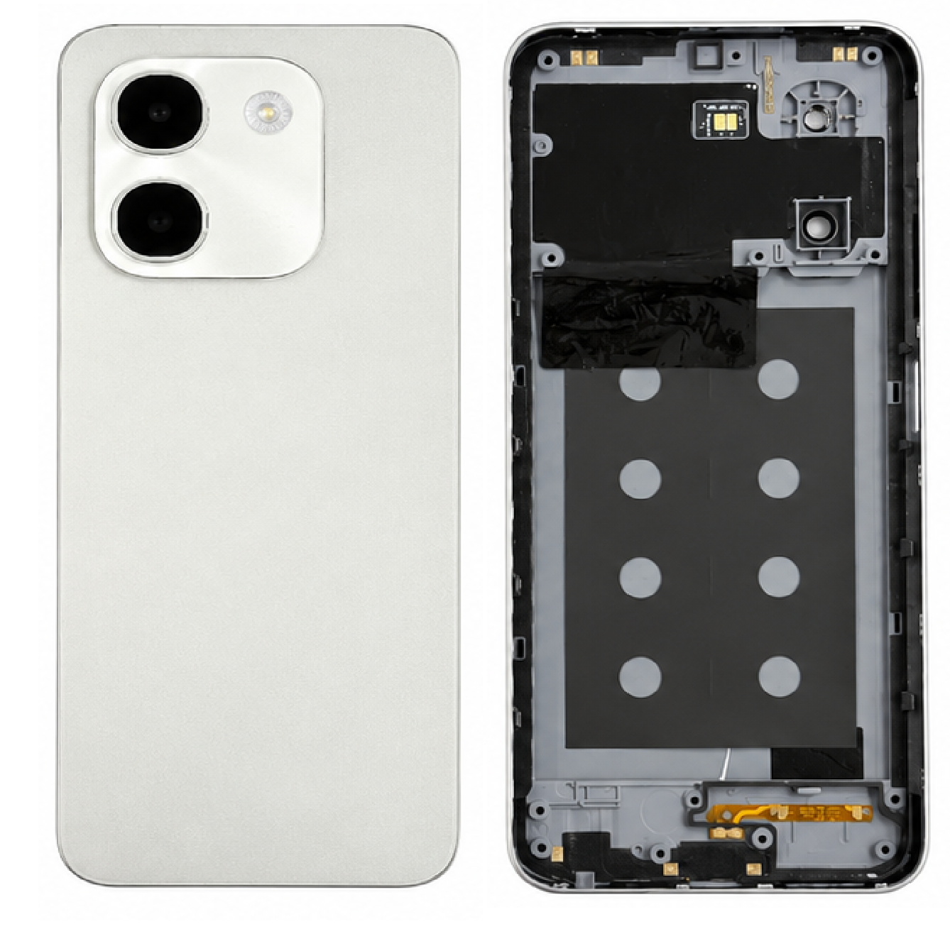 Lava Smart 4 Plus 4G Back Panel Housing Body Replacement – Black & White
