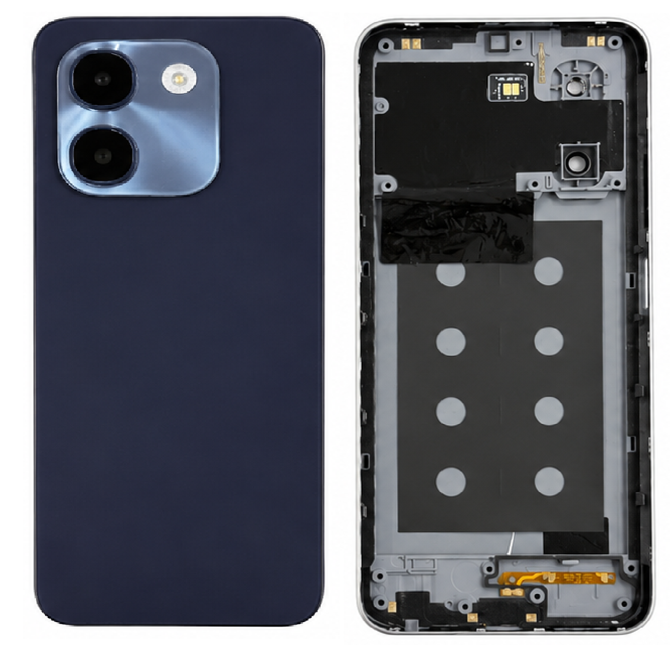 Lava Smart 4 Plus 4G Back Panel Housing Body Replacement – Black & White