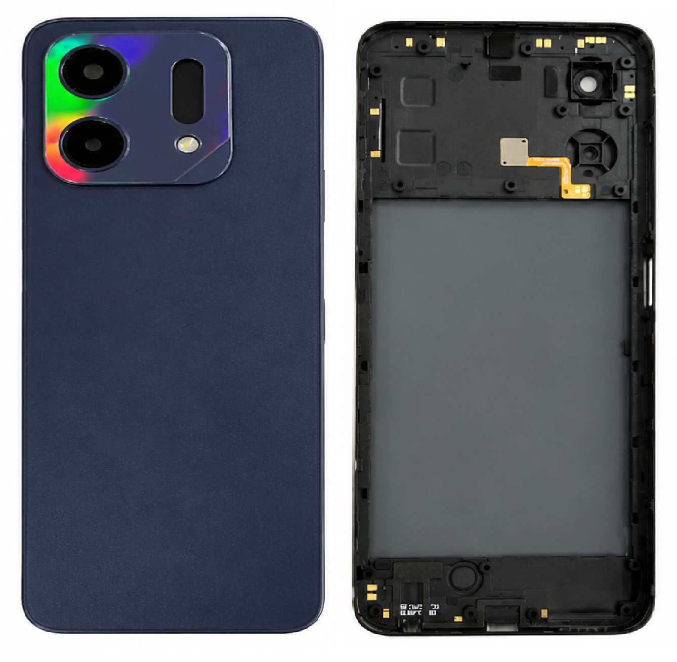 Lava Virat V1 5G Back Panel Housing Body Replacement – Black & Gold