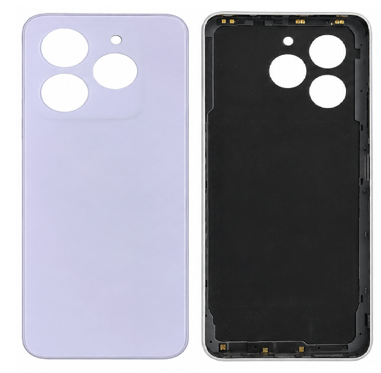 Lava Yuva 3 4G Full Housing Body Replacement – Black, White & Purple