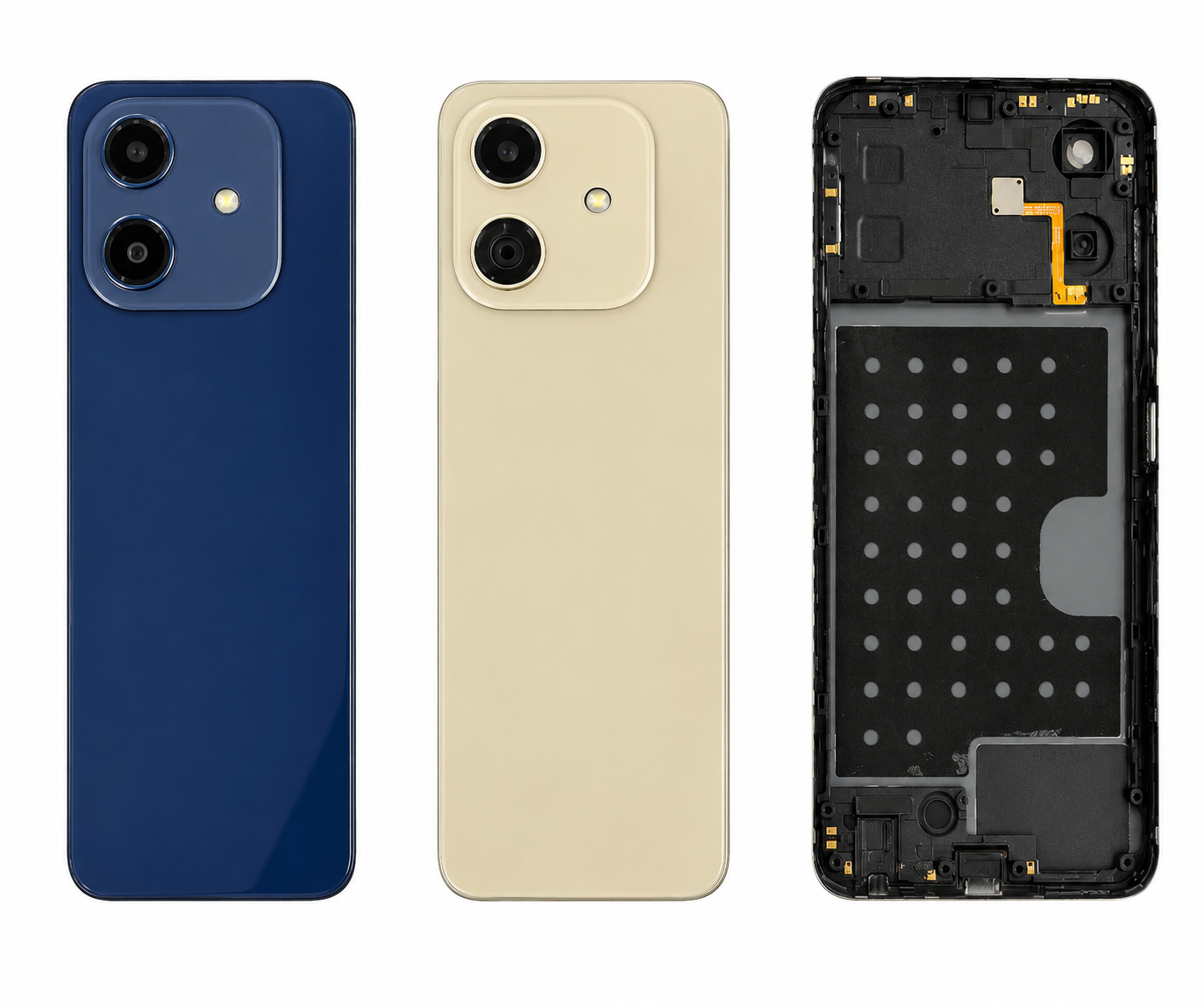 Lava Shark 5G Full Housing Body Replacement – Black & Gold