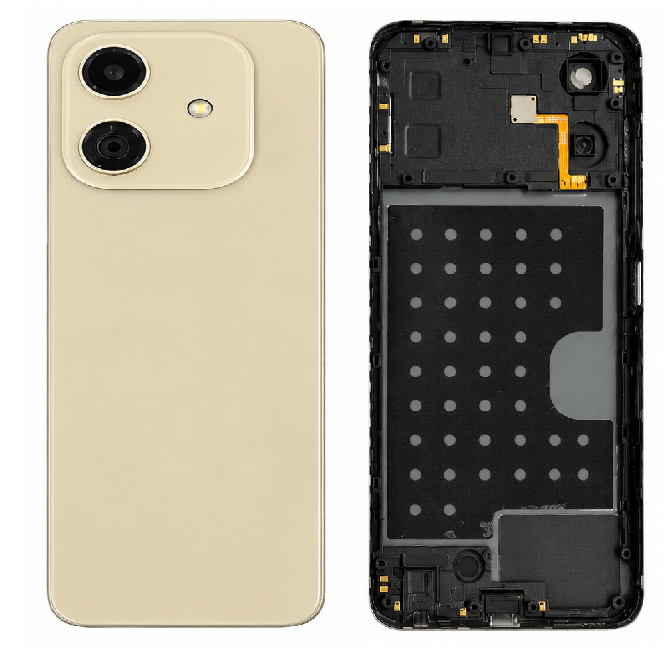Lava Shark 5G Full Housing Body Replacement – Black & Gold