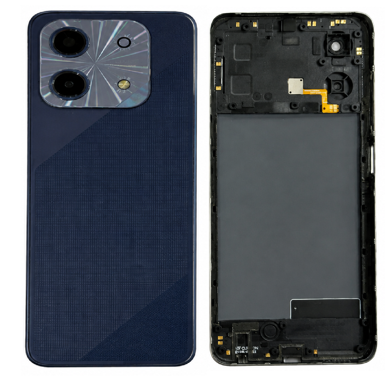 Lava Shark 2 5G Full Housing Body Replacement – Black & Gold
