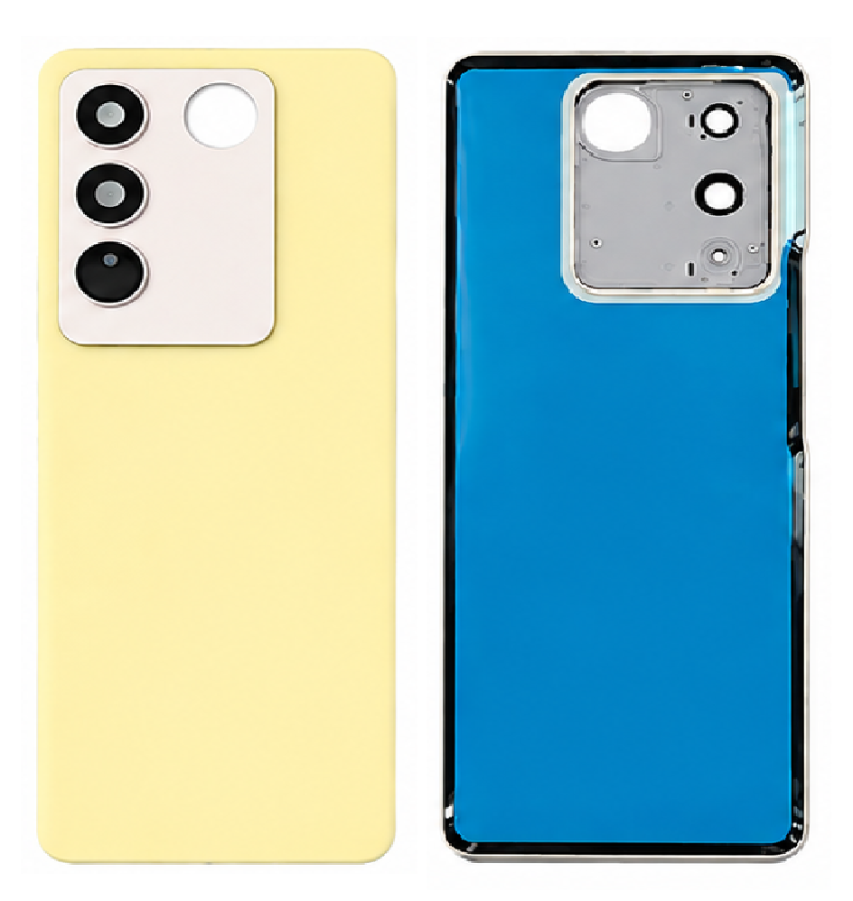 Compatible Replacement Vivo V27 Back Panel – Yellow, Blue, Green & Black