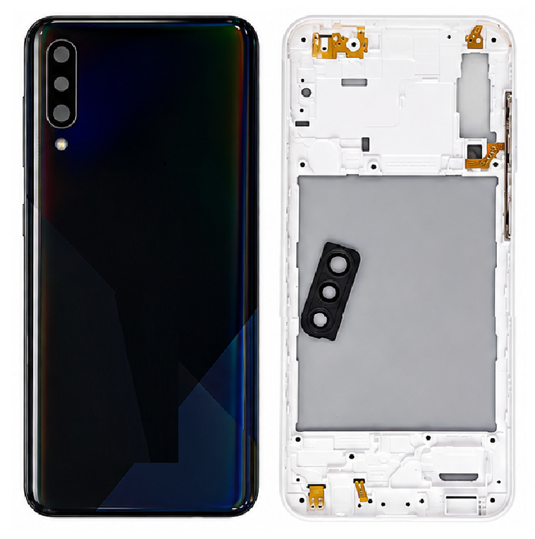 Compatible Replacement for Samsung Galaxy A30s 5G Housing Body – Black, White, Blue & Purple