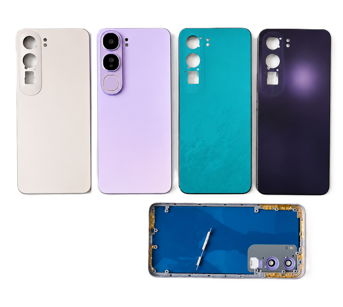 Compatible Replacement Vivo Y300 5G Full Housing Body – Gold, Purple, Green & Black