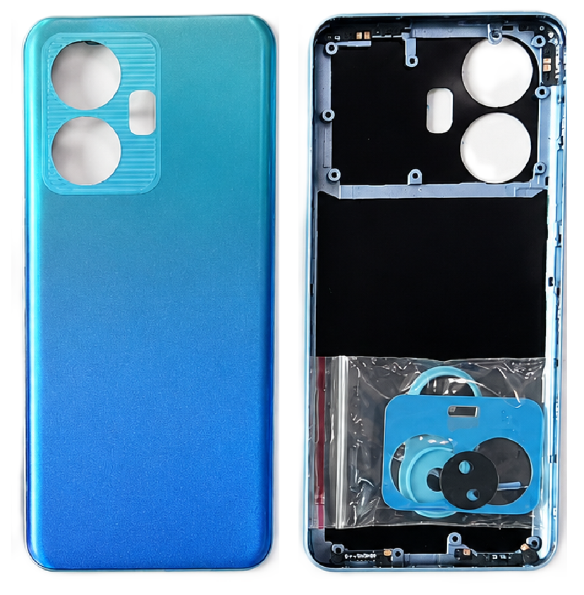 Compatible Replacement Vivo T1 4G Full Housing Body – White, Black & Blue