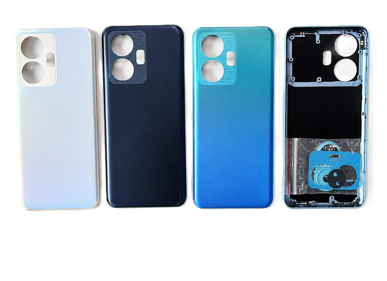 Compatible Replacement Vivo T1 4G Full Housing Body – White, Black & Blue