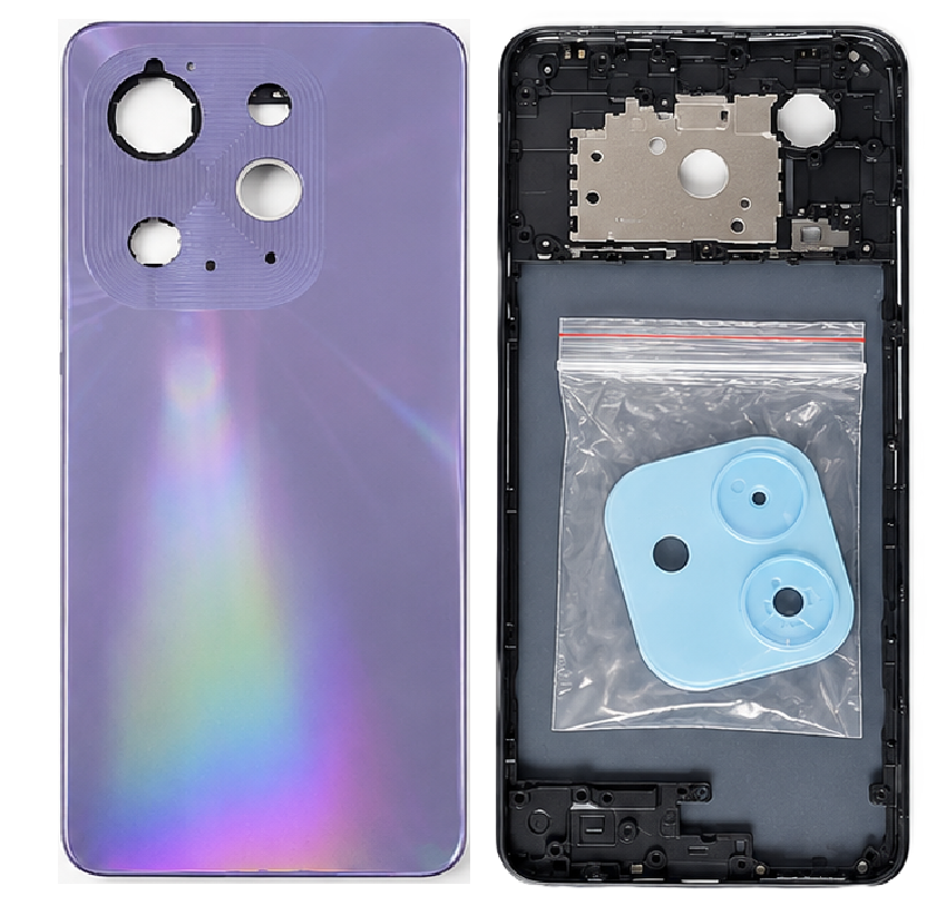 Compatible Replacement OPPO A3x 5G Full Housing Body – Black, White, Grey & Blue