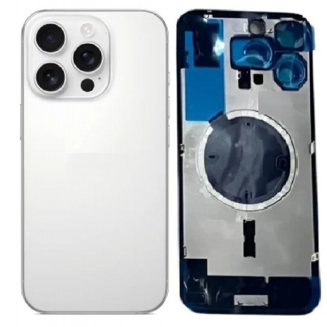 Compatible Replacement iPhone 16 Pro Max Back Panel – Black, White, Gold & Grey