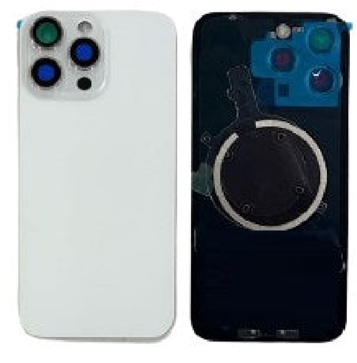 Compatible Replacement iPhone 15 Pro Back Panel – Black, Blue, Grey & White