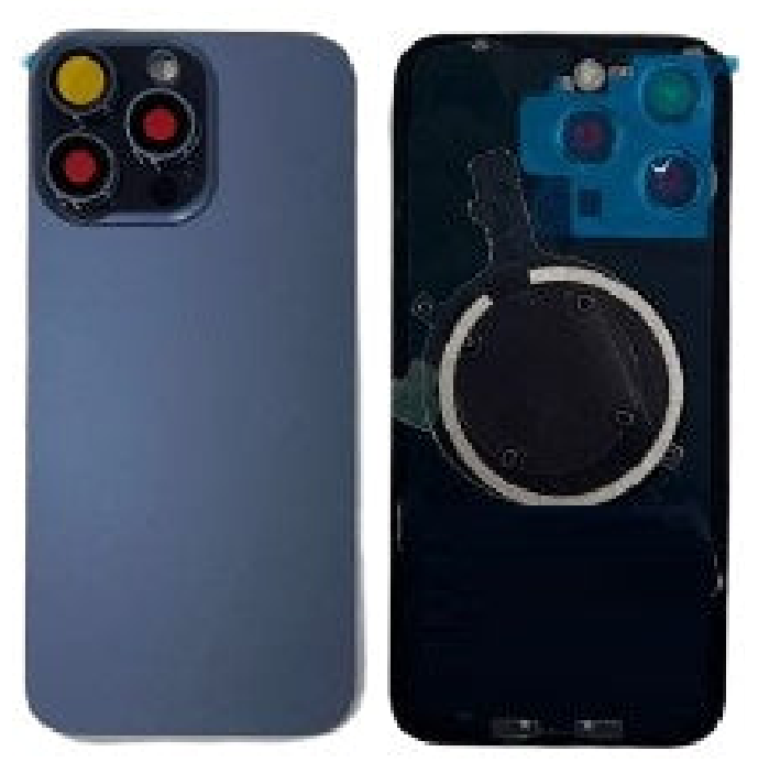 Compatible Replacement iPhone 15 Pro Back Panel – Black, Blue, Grey & White
