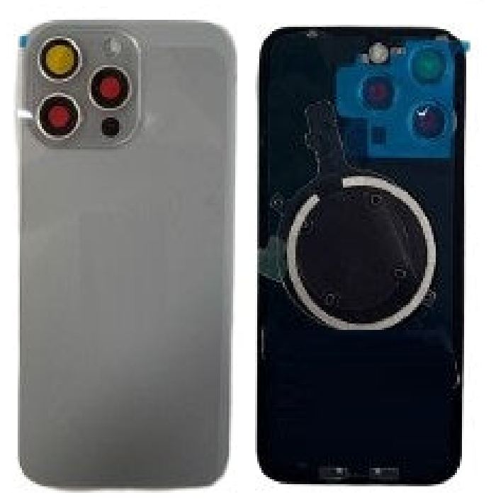 Compatible Replacement iPhone 15 Pro Back Panel – Black, Blue, Grey & White