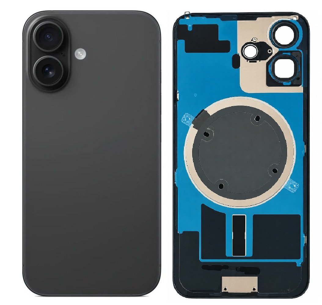 Compatible Replacement for iPhone 16 Plus Back Panel – Pink, White, Blue, Black & Green