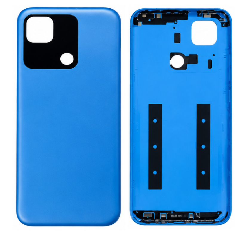 Compatible Replacement for Redmi 10A 4G Back Panel – Black, Blue & Silver