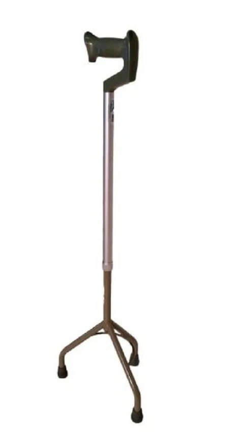 Compatible Replacement Adjustable 3 Leg Tripod Walking Stick for Elderly & Senior Citizens