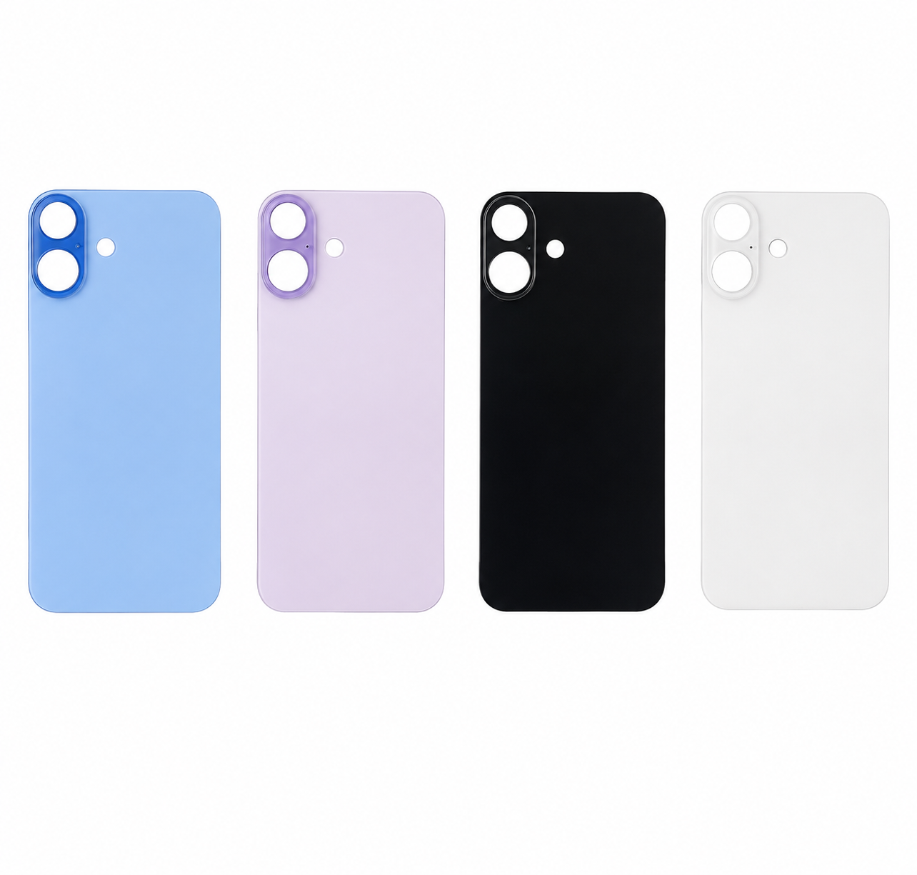 Compatible Replacement iPhone X to iPhone 17 Converter Back Glass – Black, Blue, Purple & White