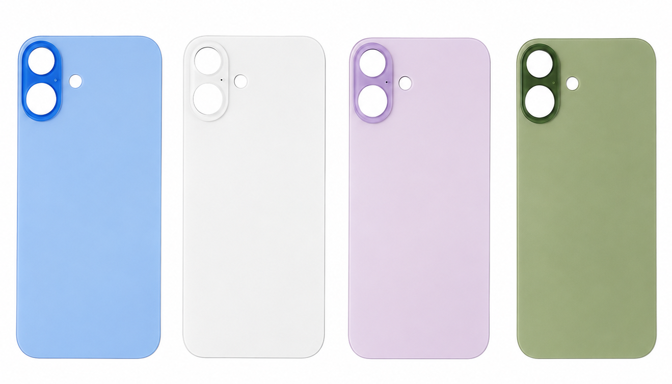 Compatible Replacement iPhone 11 to iPhone 17 Converter Back Glass – Green, Blue, Purple & White
