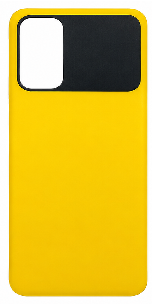 Compatible Replacement POCO M4 Pro 5G Back Panel – Black, Blue & Yellow