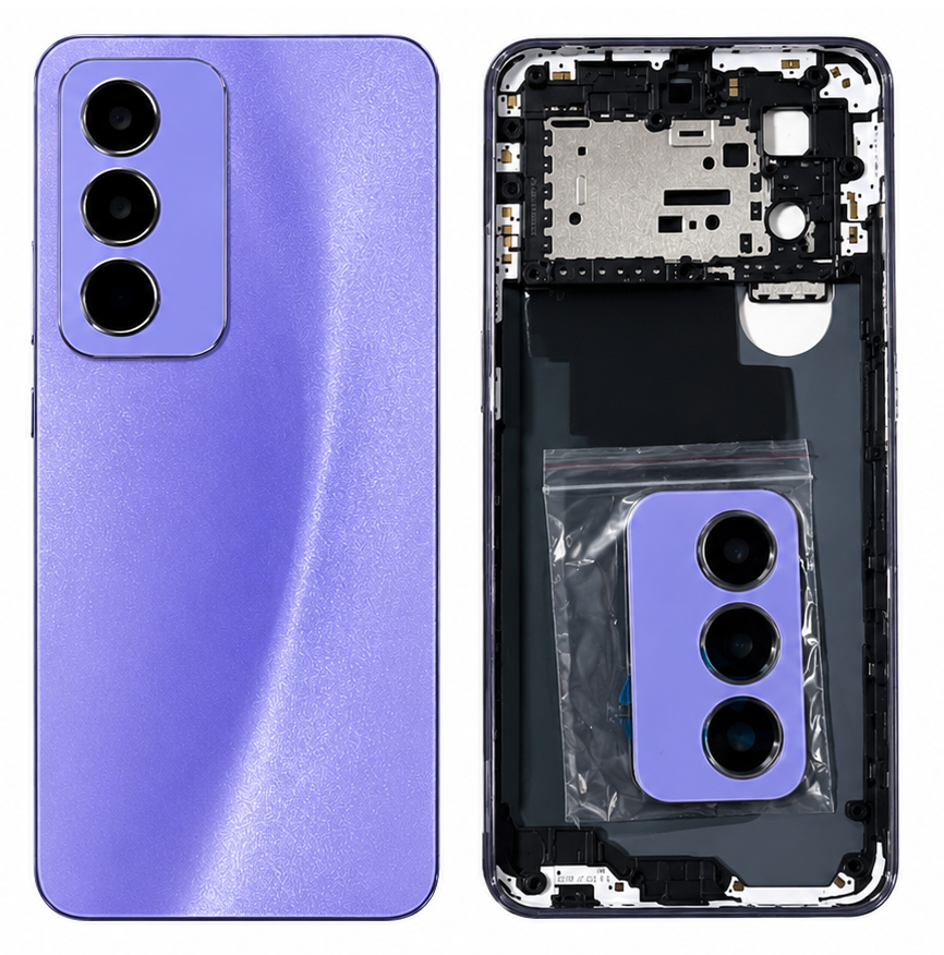 Compatible Replacement OPPO A3 Pro 5G Full Housing Body – Black & Purple