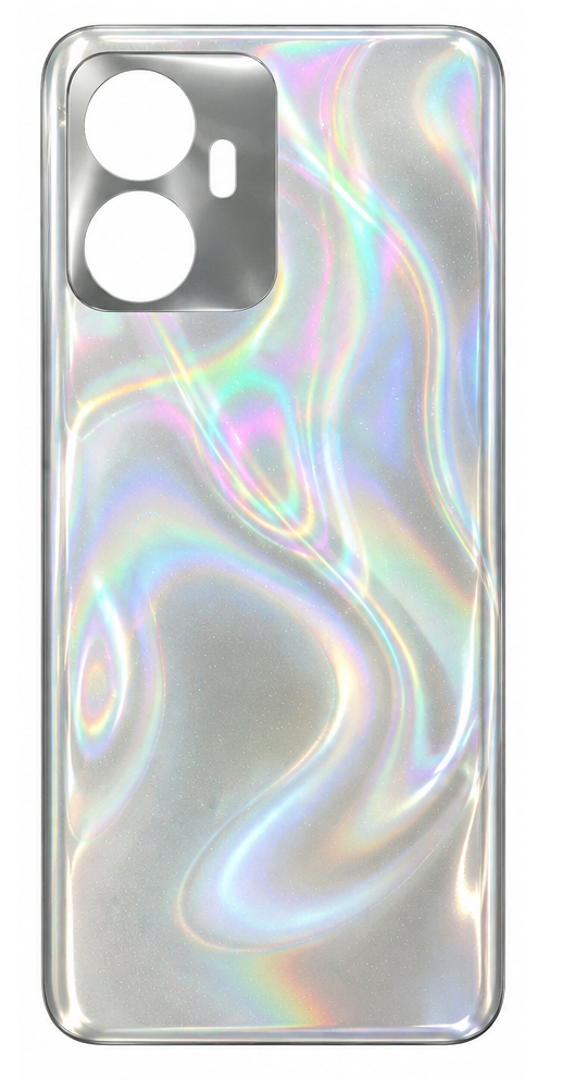 Compatible Replacement for Itel S18 4G Back Panel – Blue & Silver