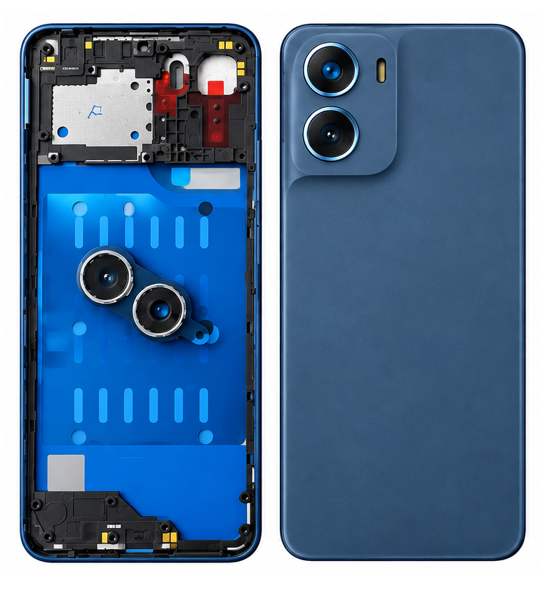 Compatible Replacement for Motorola G06 4G Full Housing Body – Black, Gold & Green