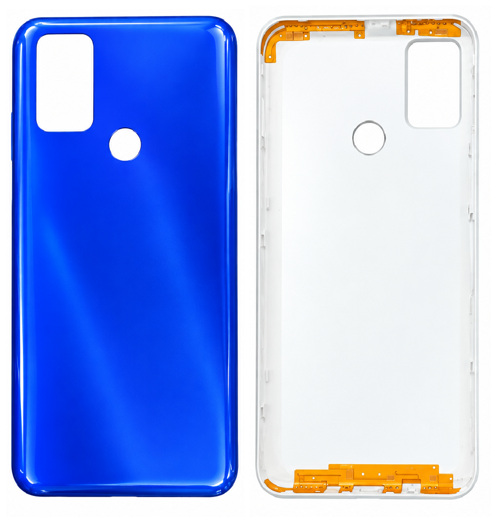 Compatible Replacement for Tecno Spark KE6 4G Back Panel – Black & Blue