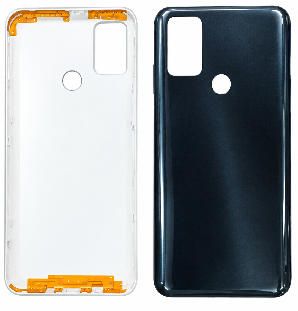 Compatible Replacement for Tecno Spark KE6 4G Back Panel – Black & Blue
