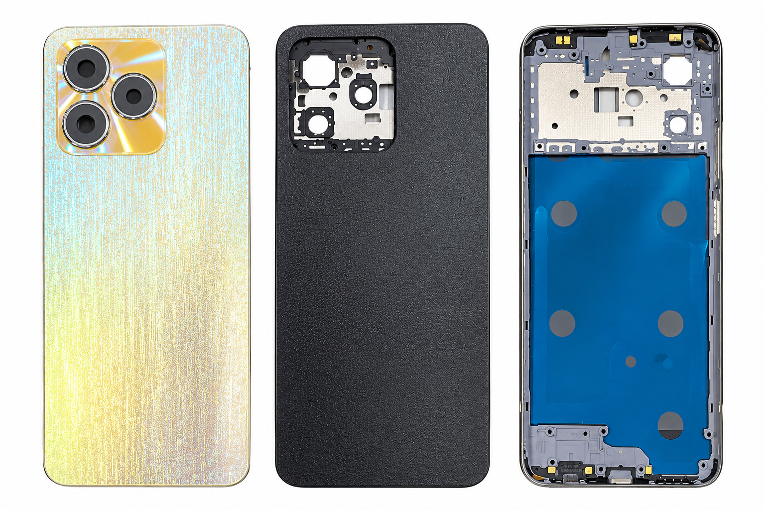 Compatible Replacement for Realme C53 4G Full Housing Body – Gold & Black