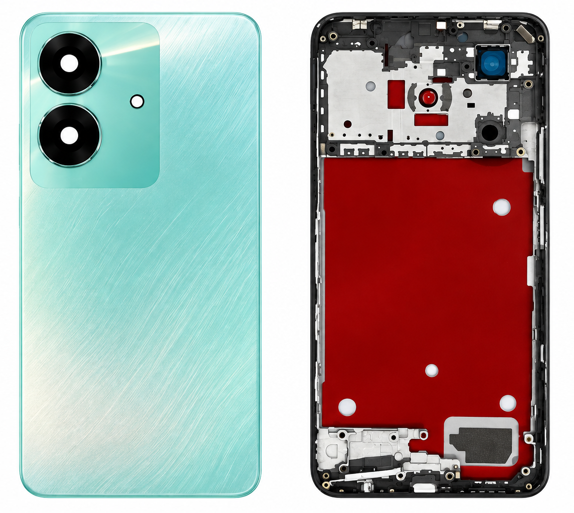 Compatible Replacement for Realme C61 4G Full Housing Body – Blue, Black & Green