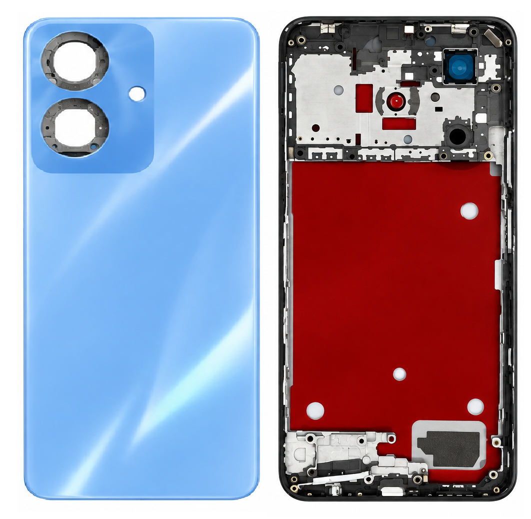 Compatible Replacement for Realme C61 4G Full Housing Body – Blue, Black & Green