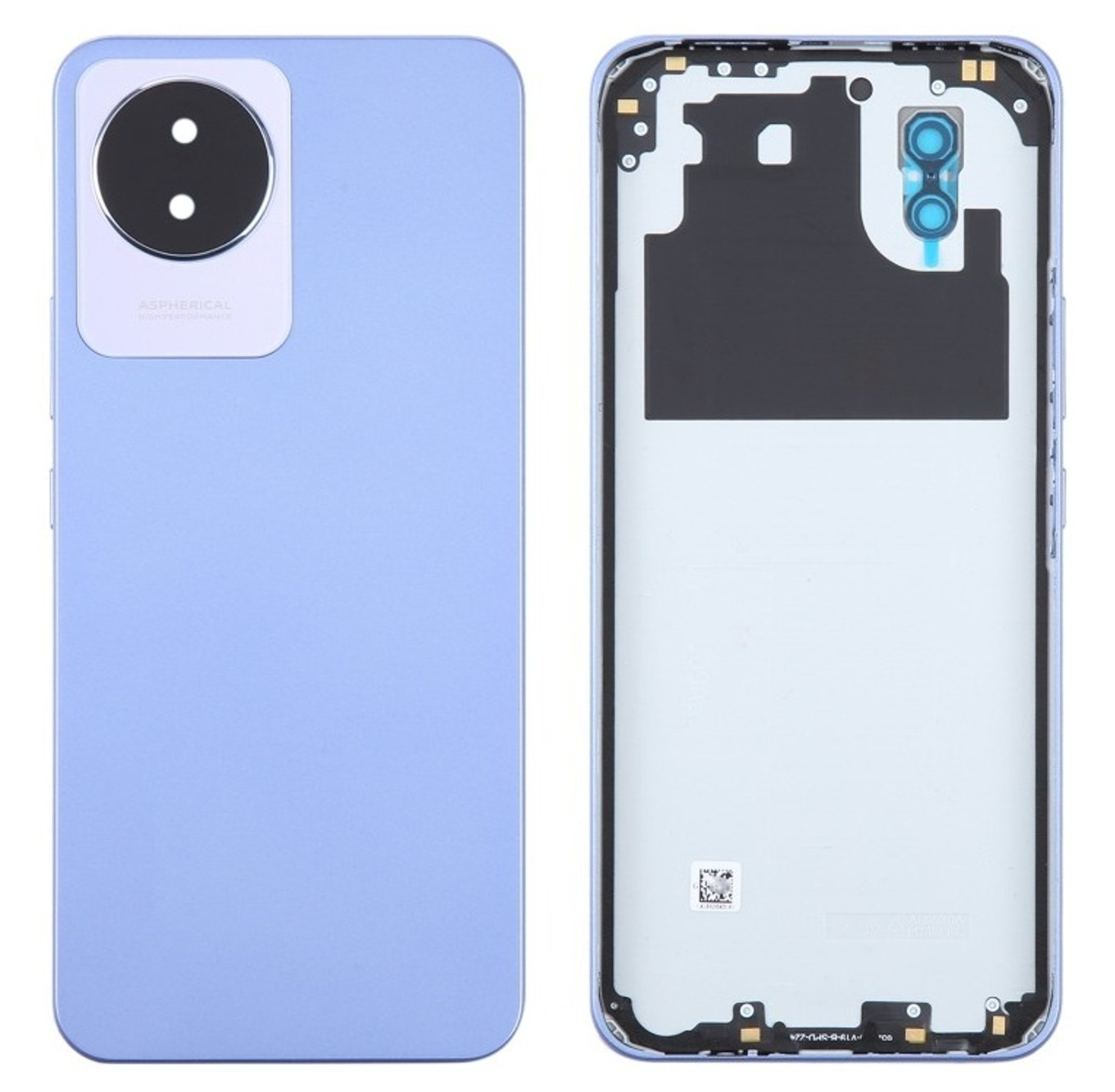 Compatible Replacement for Vivo Y02 4G Full Housing Body – Black, Blue & Gold