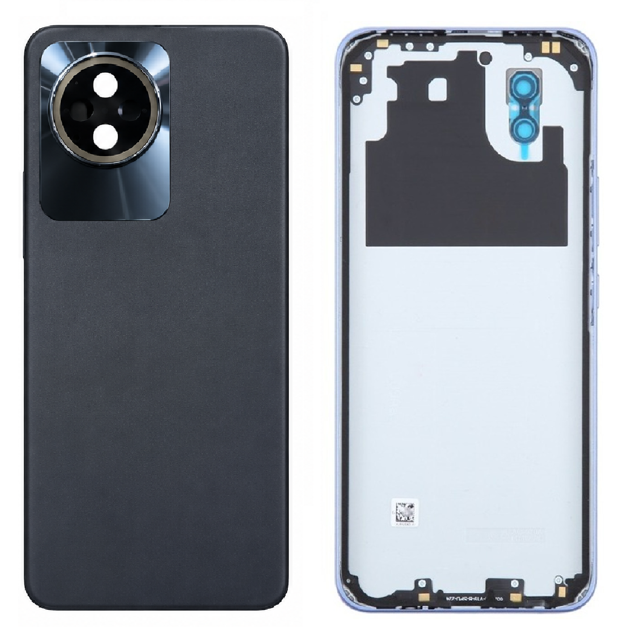 Compatible Replacement for Vivo Y02 4G Full Housing Body – Black, Blue & Gold