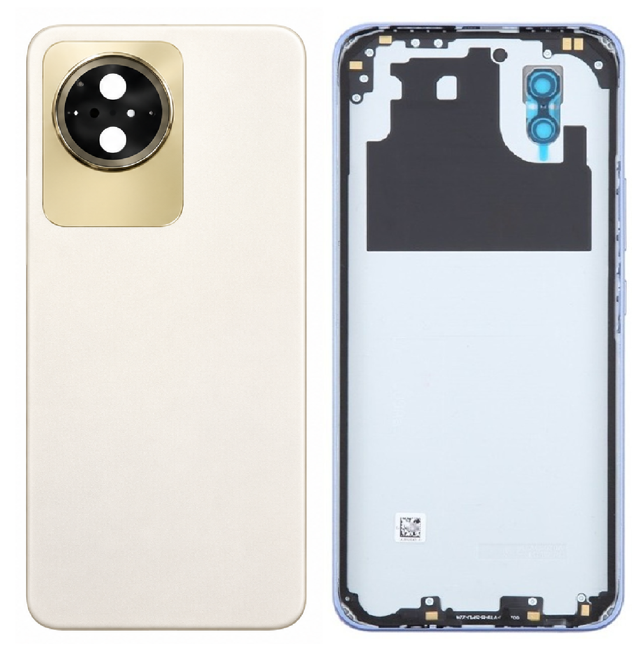 Compatible Replacement for Vivo Y02 4G Full Housing Body – Black, Blue & Gold