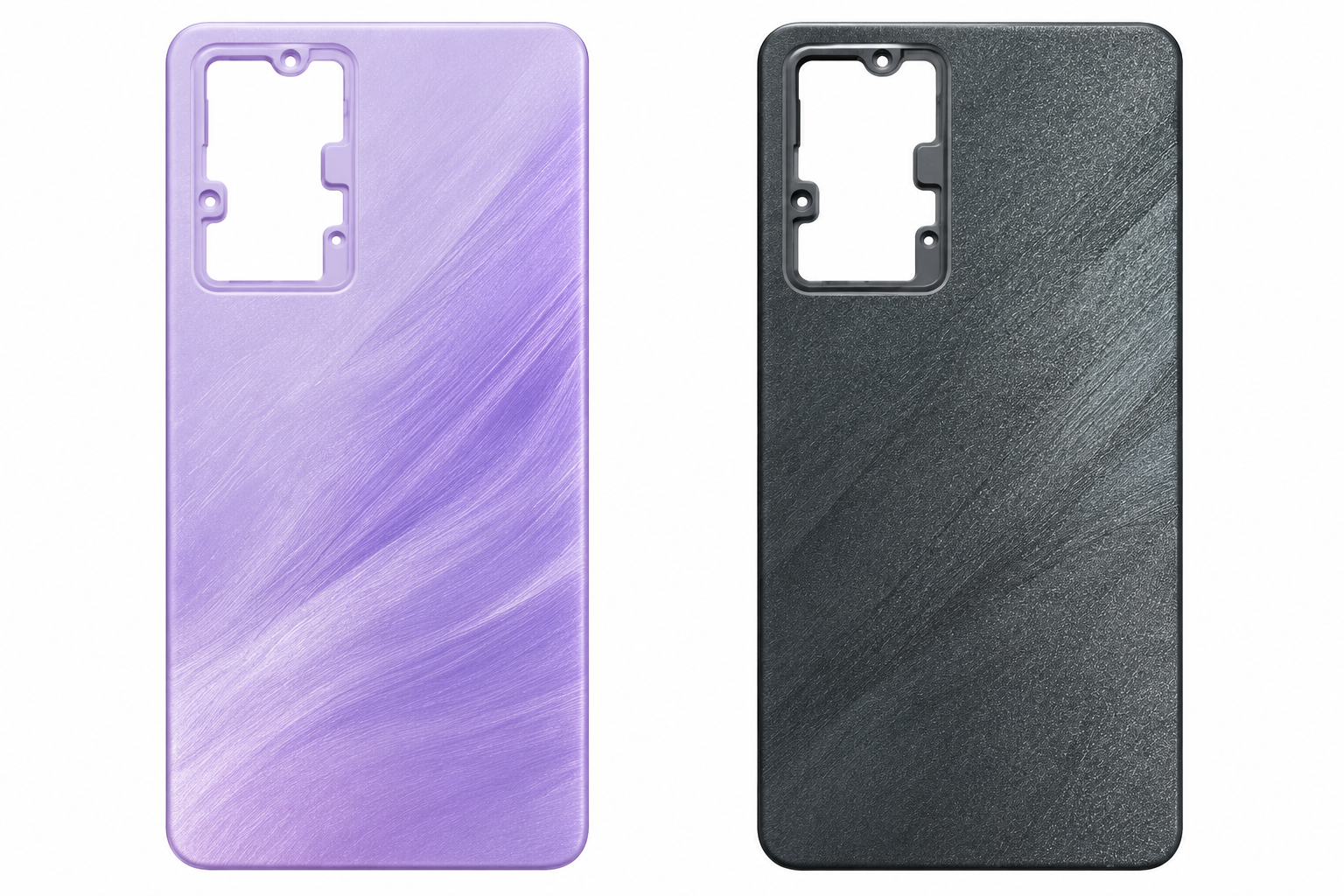 Compatible Replacement for Realme C85 Back Panel – Black & Purple