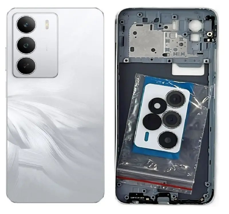 Realme P3 Lite Full Housing Body white
