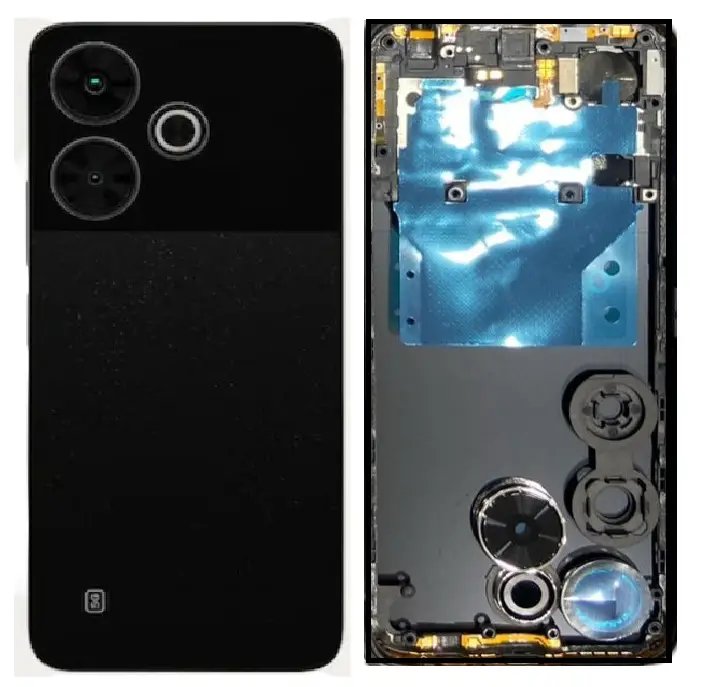 Poco M6 Plus 5G body housing, Xiaomi Poco M6 Plus 5G frame, Poco M6 Plus back panel, Poco M6 Plus 5G full body cover, Poco M6 Plus housing replacement, Poco M6 Plus outer frame, Xiaomi Poco body panel