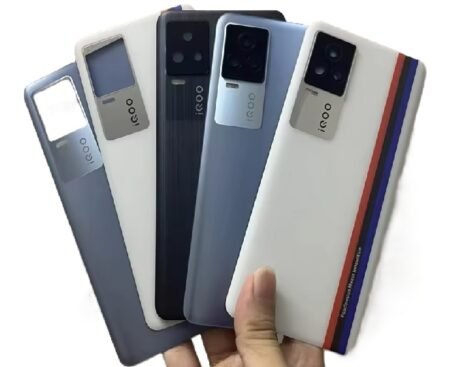 Vivo iQOO 7 back panel with free back cover and tempered glass