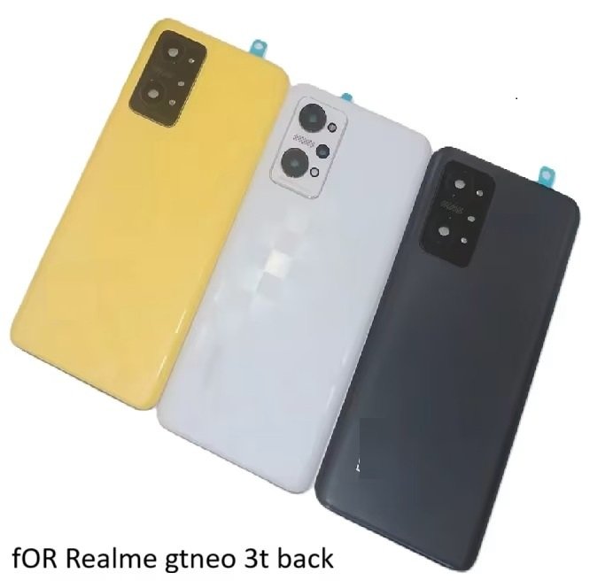 FOR Realme GT Neo 3T Back Panel – Yellow, White & Black