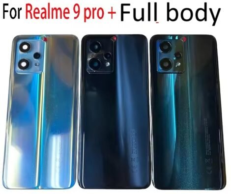 Realme 9 Pro Plus Black Full Body Housing premium replacement panel